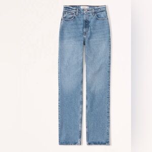 Abercrombie & Fitch Ultra High Rise 90s Straight Jean
